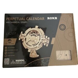 ROKR Perpetual Calendar LK201 Mechanical Gears 3D Wooden Puzzle Model Kit